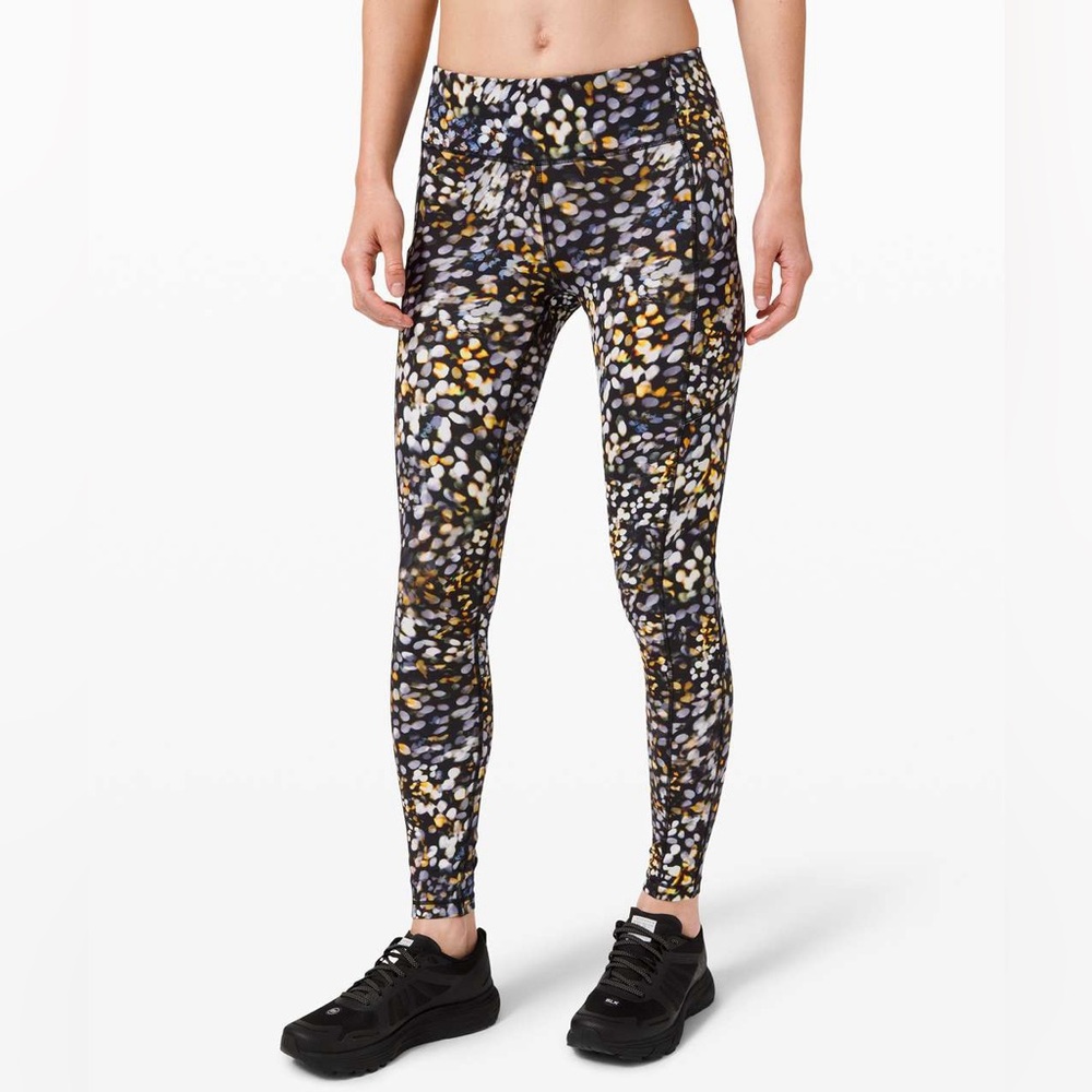 Lululemon Speed Up Tight 28” Luxtreme Metropolis Print Leggings Size 6 #196